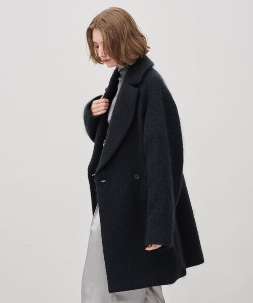 uncrave（アンクレイヴ） コート チェスターコート モヘアシャギー