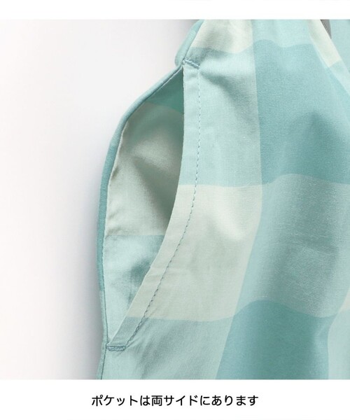 「branshes」 「KIDS」ノースリーブワンピース 130 ピンク キッズ_画像7