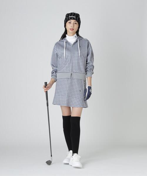 値下【極美品】PEARLY GATES ダウンスカート ゴルフウェア パーリーゲイツ PG PEARLYGATES型ふっくらエンボス♪ダウンスカート