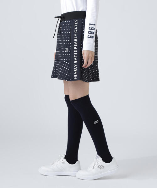 PEARLY GATES ドット柄スカート PEARLY GATES（パーリーゲイツ） スカート ダブルフェイススカート