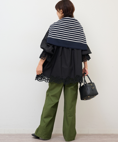 【美品】relume セットアップ　モチーフエンブロイダリーブラウス&パンツ 楽天市場】モチーフエンブロイダリーブラウス JOURNAL STANDARD relume
