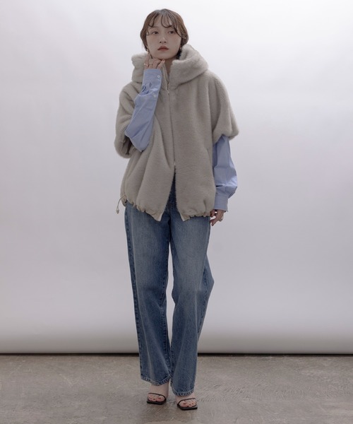 Eimee Law（エイミーロウ） ベスト FREE ベージュ レディース