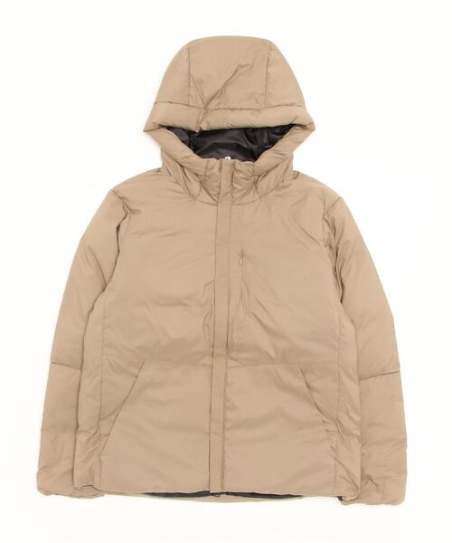 「NANO universe」 ダウンジャケット M ベージュ メンズ_画像2