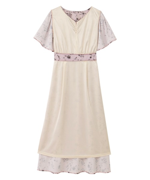 「alotta」 半袖ワンピース M ブラック レディース_画像4