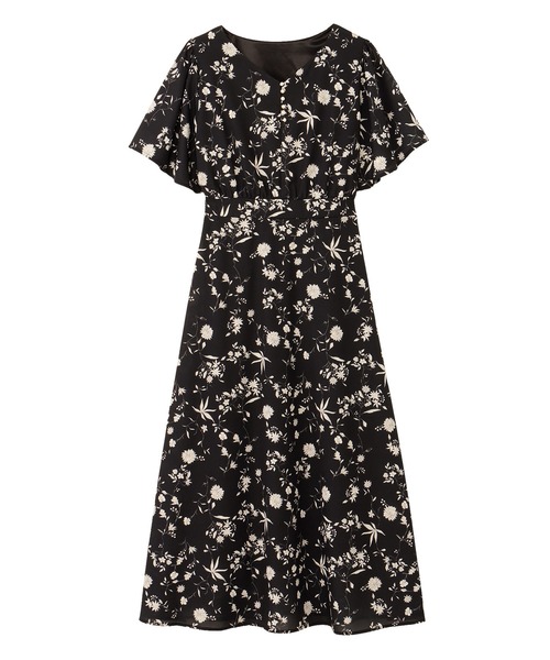 「alotta」 半袖ワンピース M ブラック レディース_画像7