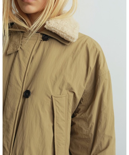 anuke（アンヌーク） ステンカラーコート コート Boacollar Padding