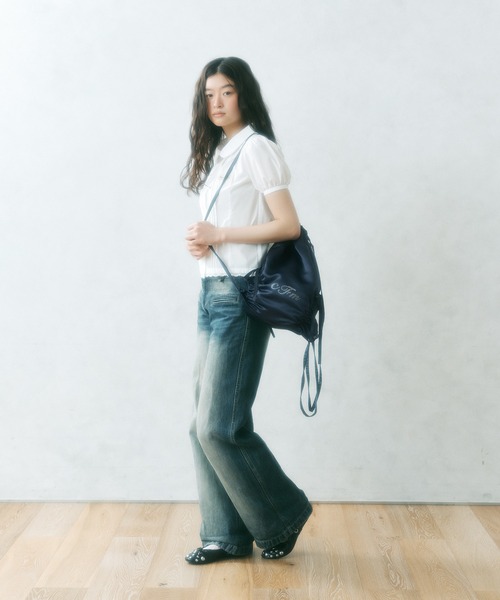 「FCMM」 半袖ブラウス SMALL オフホワイト レディース_画像5