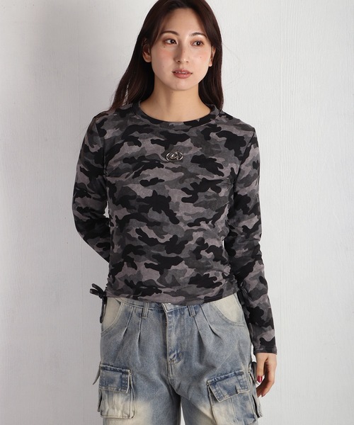 WESTSEA（ウエストシー） tシャツ サイドドローストリング 長袖Tシャツ