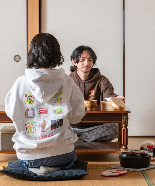 niko and…（ニコアンド） パーカー 「にっぽんのASAGOHAN」ネバネバ
