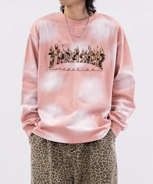 THRASHER（スラッシャー） tシャツ 「at」「THRASHER/スラッシャー