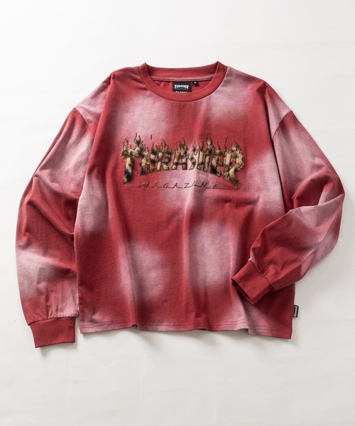THRASHER（スラッシャー） tシャツ 「at」「THRASHER/スラッシャー