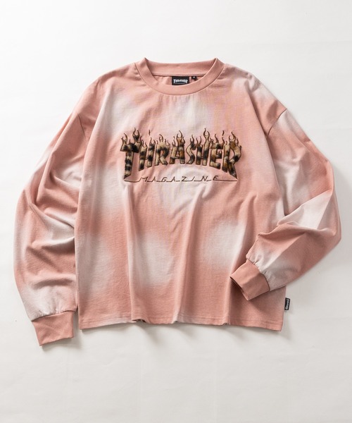 THRASHER（スラッシャー） tシャツ 「at」「THRASHER/スラッシャー