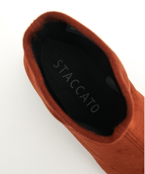 「STACCATO」 ショートブーツ 23.5cm ブラウン レディース_画像6