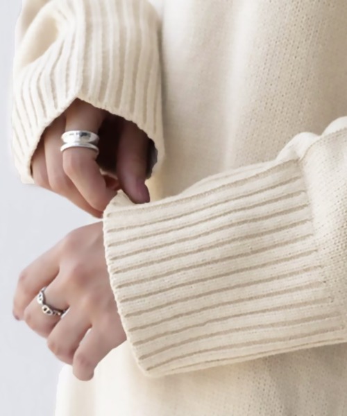 「SETUP7」 ニットワンピース FREE ブラック レディース_画像5