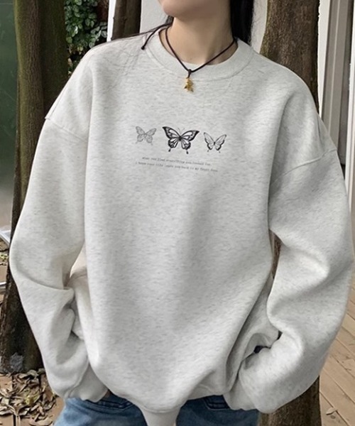 「SHEENA」 スウェットカットソー M ホワイト レディース_画像3