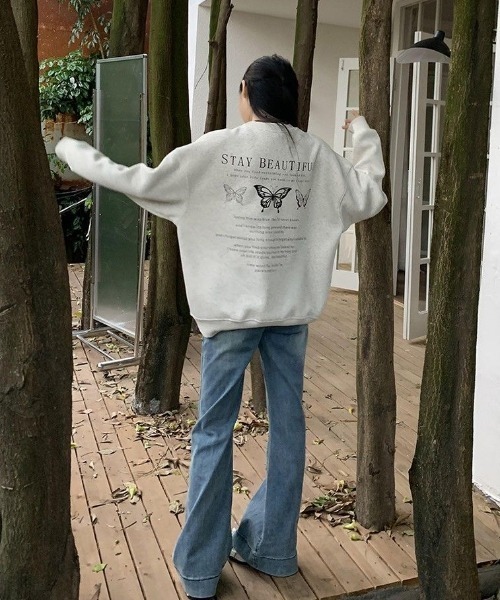 「SHEENA」 スウェットカットソー M ホワイト レディース_画像5