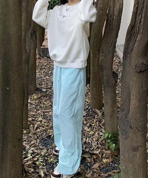 「SHEENA」 スウェットカットソー M ホワイト レディース_画像8