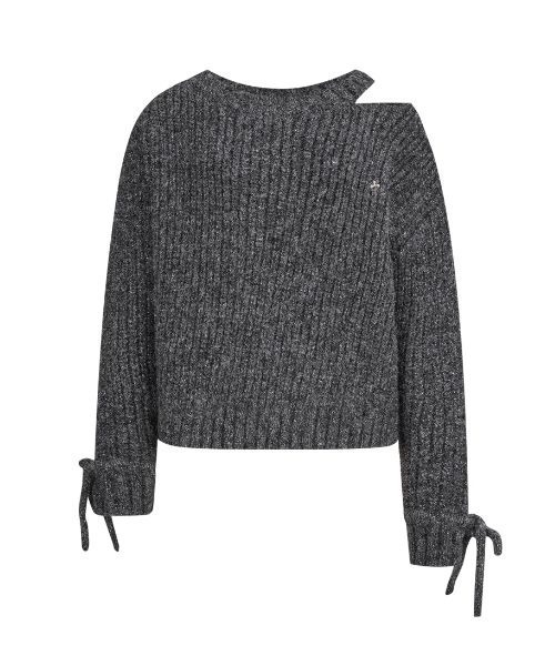 ANDWANG ニット セーター Glitter Off-Shoulder Loose Knit レディース