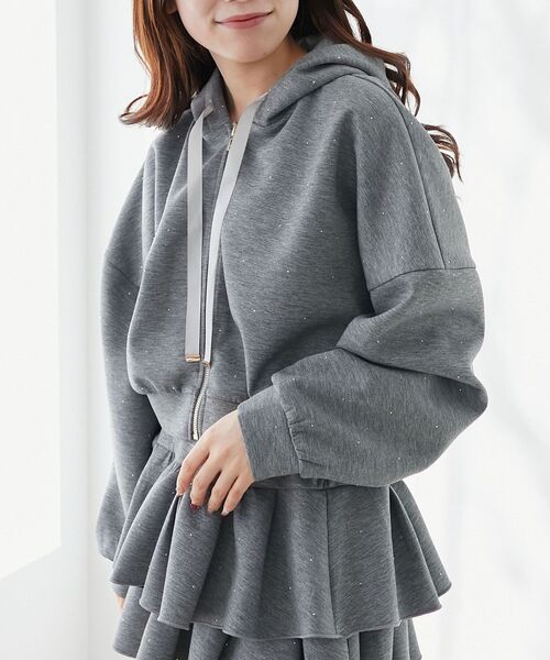 MAJESTIC LEGON（マジェスティックレゴン） パーカー ドロストリボン