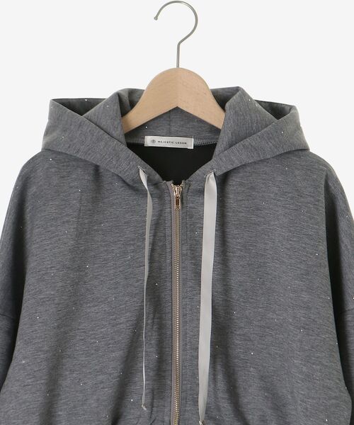 MAJESTIC LEGON（マジェスティックレゴン） パーカー ドロストリボン