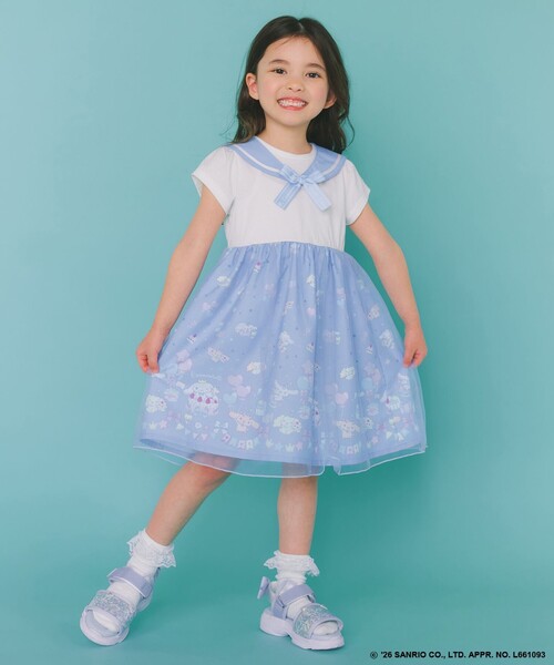 ANY（エニィ） ワンピース 「シナモロール×ANY KIDS」2WAY セーラー