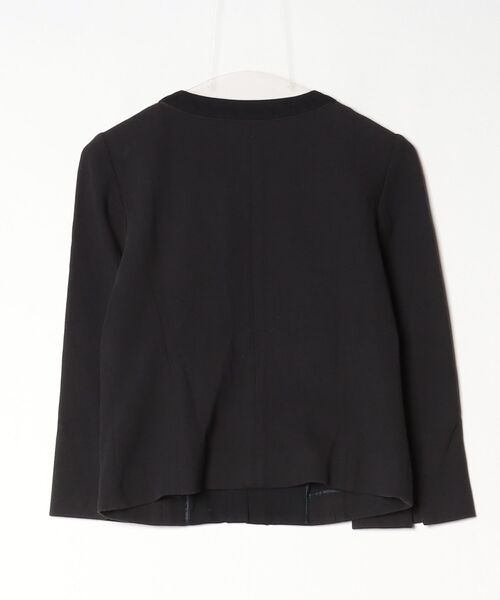 「7-ID concept.」 ノーカラージャケット 38 ブラック レディース_画像2