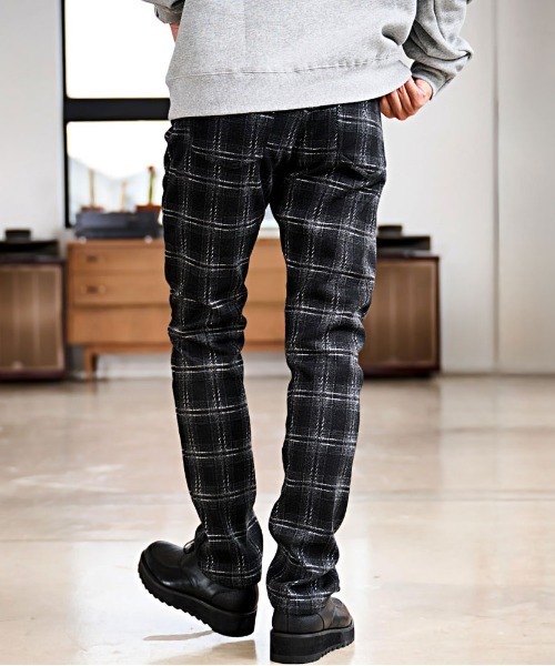 「CavariA」 スキニーパンツ X-LARGE ブラック メンズ_画像7
