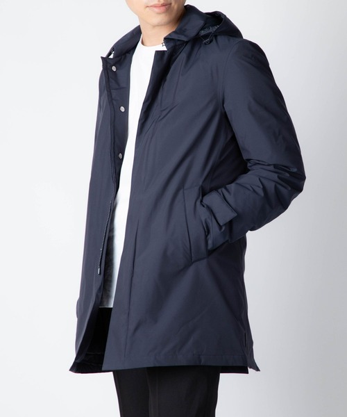 HERNO（ヘルノ） ステンカラーコート 46 ブラック メンズ : ZOZOTOWN