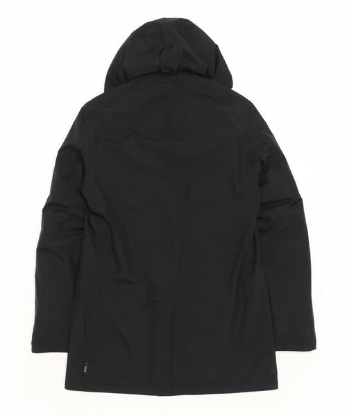 HERNO（ヘルノ） ステンカラーコート 46 ブラック メンズ : ZOZOTOWN