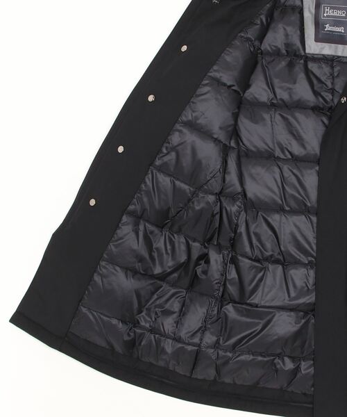 HERNO（ヘルノ） ステンカラーコート 46 ブラック メンズ : ZOZOTOWN