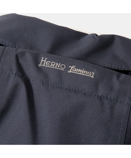 HERNO（ヘルノ） ステンカラーコート 46 ブラック メンズ : ZOZOTOWN