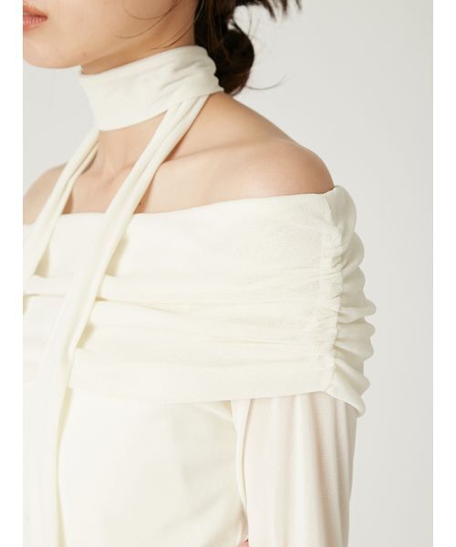 「FRAY I.D」 長袖カットソー F グレー レディースの画像
