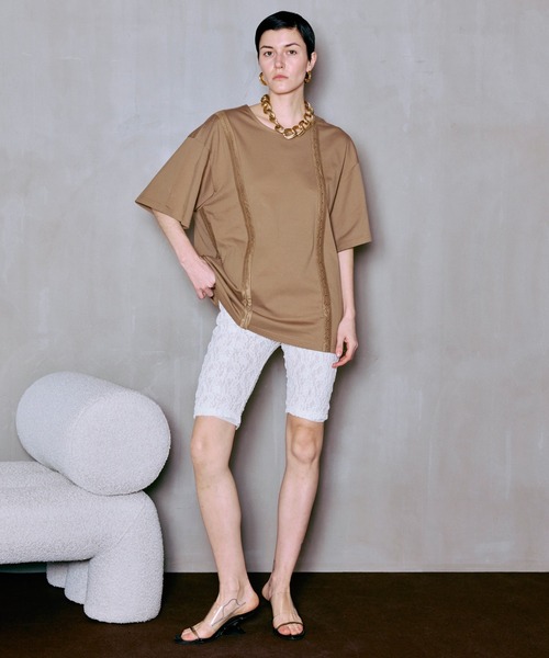 パンツ Lace Cycle Pants/レースサイクルパンツ レディースの画像