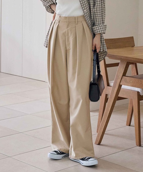 CHAN ME」 スラックス SMALL ネイビー レディース : ZOZOTOWN Yahoo!店