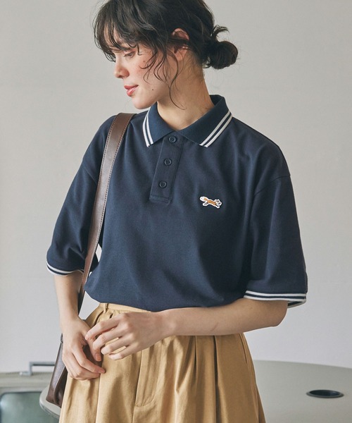 「PENNEYS」 半袖ポロシャツ FREE オフホワイト レディース_画像6