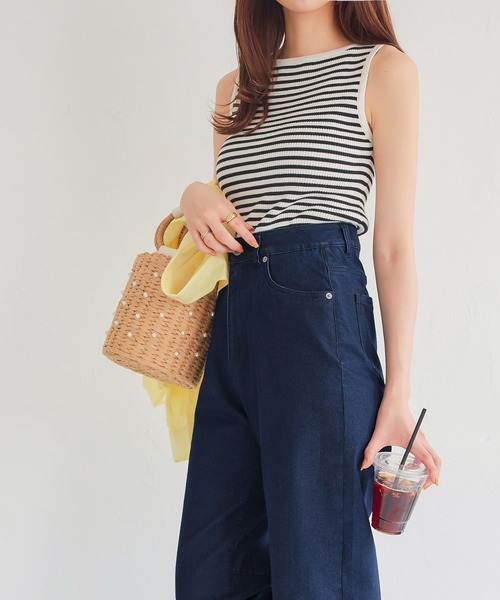 「KOBE LETTUCE」 デニムパンツ - ライトブルー レディース_画像7