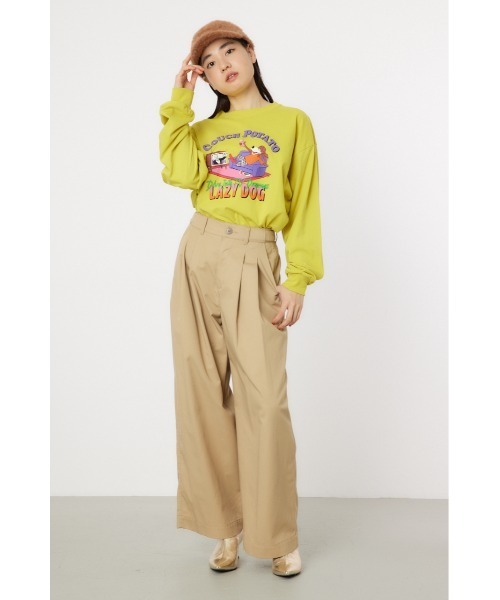 「RODEO CROWNS WIDE BOWL」 チノパンツ MEDIUM ブラック レディース_画像5