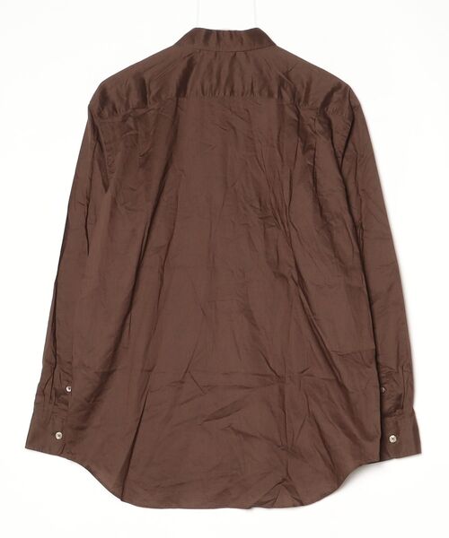 AURALEE（オーラリー） WASHED FINX TYPEWRITER SHIRT 1 ブラウン