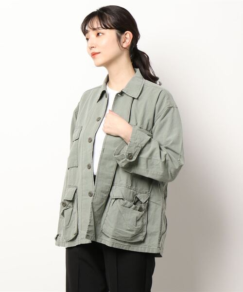 「U by SPICK&SPAN」 「ROTHCO」ミリタリージャケット FREE カーキ レディース_画像3