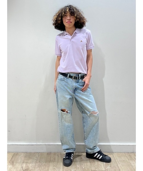 「GAP」 半袖ポロシャツ X-SMALL ホワイト メンズ_画像5