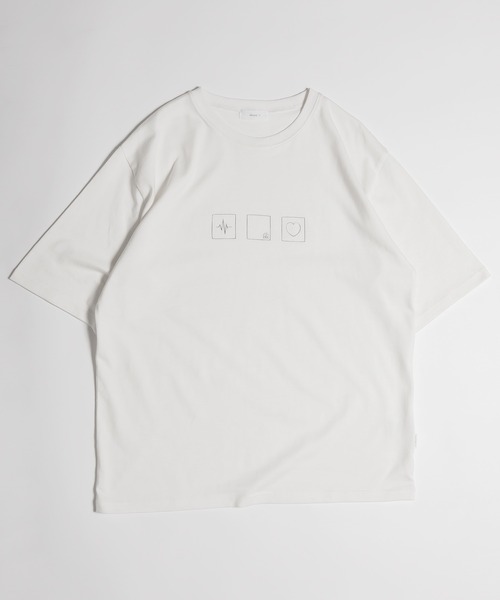 「MUHET」 半袖Tシャツ X-LARGE アイボリー レディース_画像2