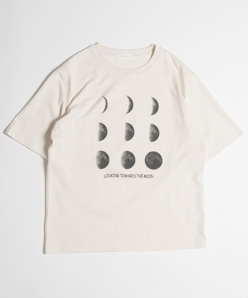 「MUHET」 半袖Tシャツ X-LARGE アイボリー レディース_画像6