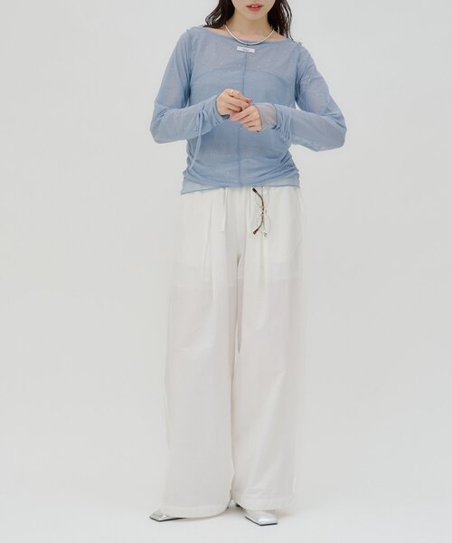 lilium by lily tシャツ 「lilium by lily」レイヤードシアートップス