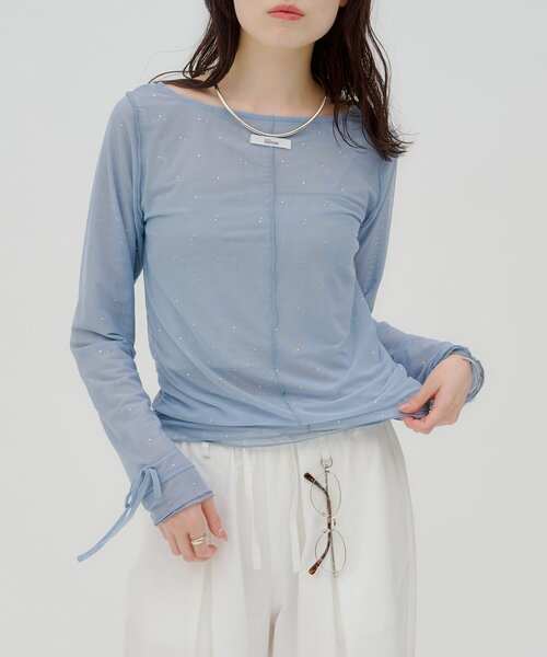 lilium by lily tシャツ 「lilium by lily」レイヤードシアートップス