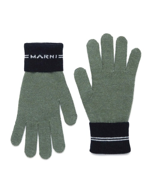 MARNI（マルニ） 手袋 入学式 Kids ＆ Junior ロゴニットグローブ手袋