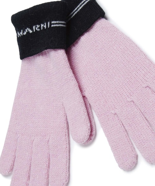 MARNI（マルニ） 手袋 入学式 Kids ＆ Junior ロゴニットグローブ手袋