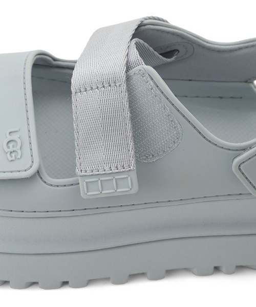 「UGG」 フラットサンダル 22cm ライトグレー レディース_画像9