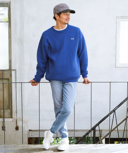 「BAYFLOW」 デニムパンツ LARGE ライトブルー メンズ_画像2