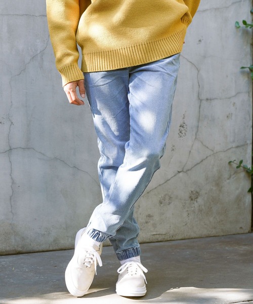 「BAYFLOW」 デニムパンツ LARGE ライトブルー メンズ_画像8