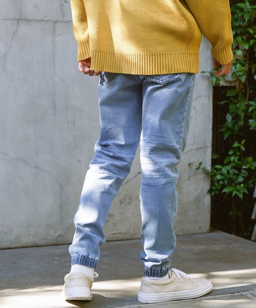 「BAYFLOW」 デニムパンツ LARGE ライトブルー メンズ_画像9